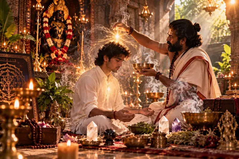 Energy healing ritual